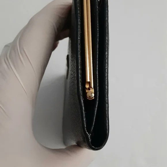 Jacob de Julia Paris black pebbled leather wallet - Picture 8 of 16